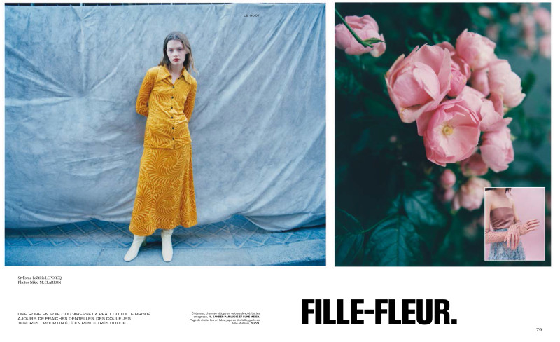 Ella McCutcheon featured in Fille-fleur, June 2022
