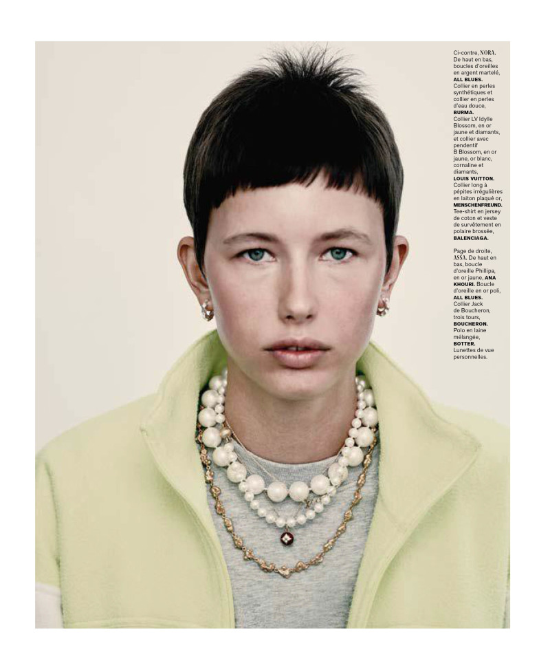 Malaika Holmen featured in Jeunesse Dorée, November 2021