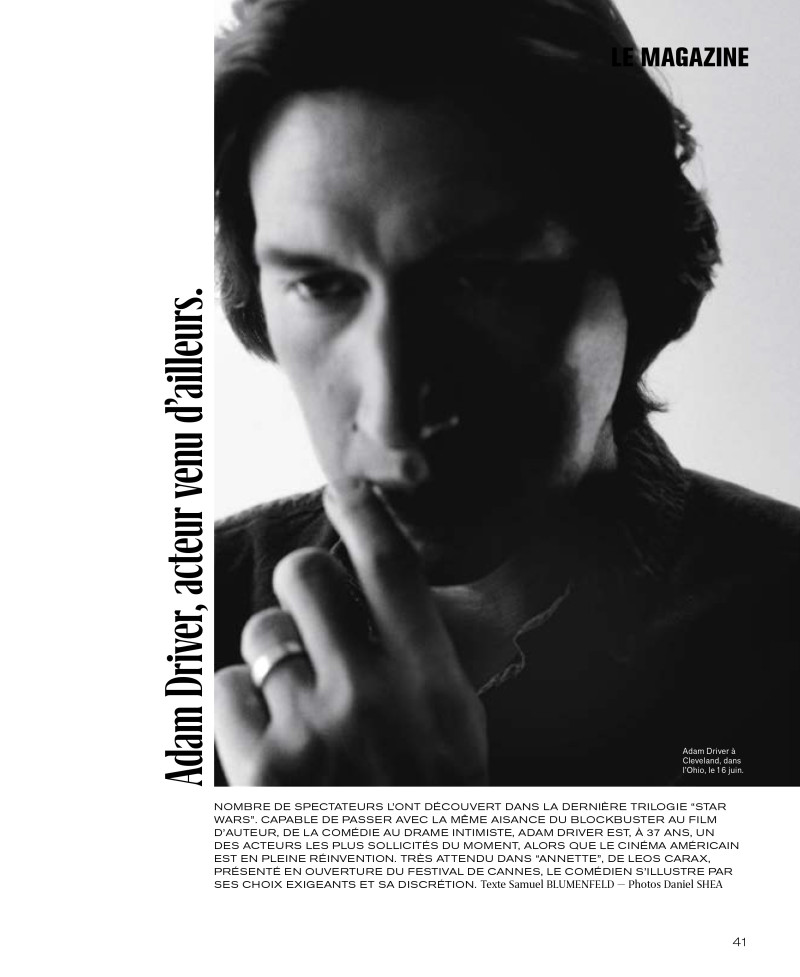 Adam Driver Acteur Venu D\'ailleurs, July 2021