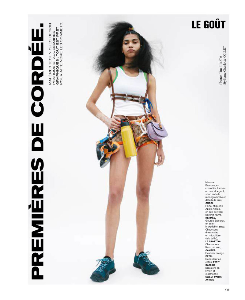 Cyrielle Lalande featured in Premières De Cordée, September 2021