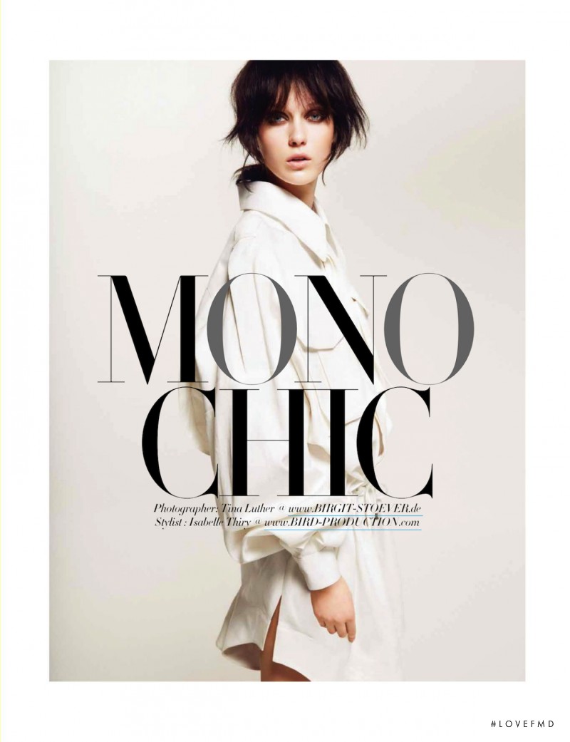 Merilin Perli featured in Mono Chic, April 2013