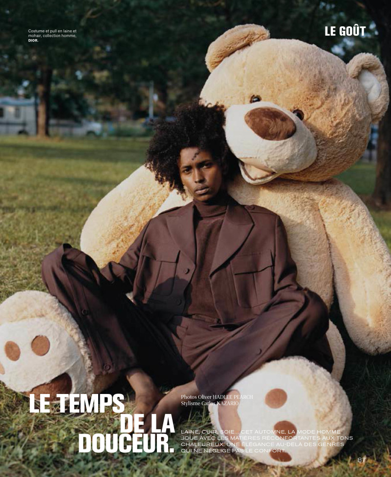 Anok Yai featured in Le Temps De La Douceur, October 2021