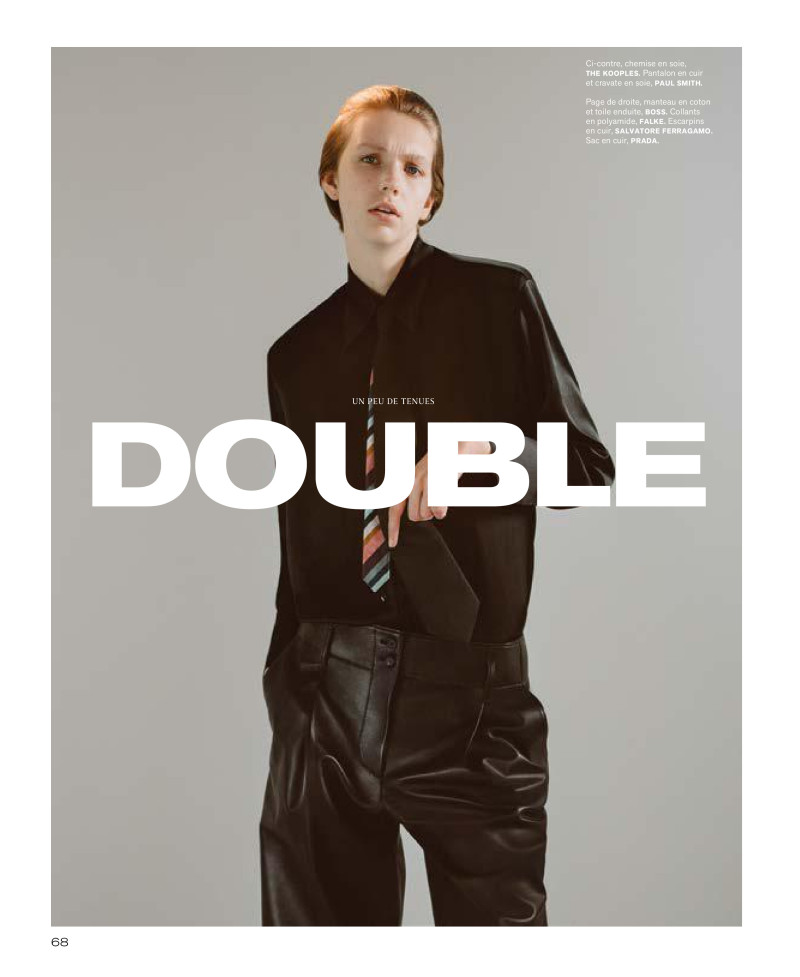 Bente Oort featured in Double Jeu, January 2021