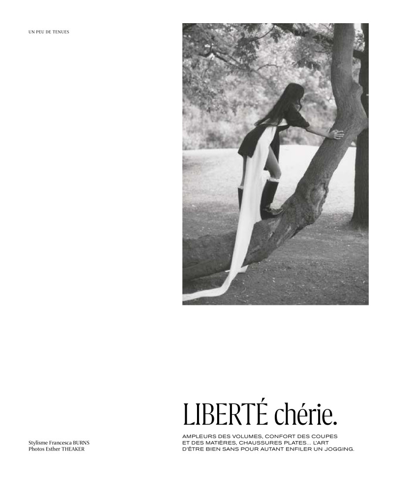 Ashley Radjarame featured in Liberté Chérie, October 2020