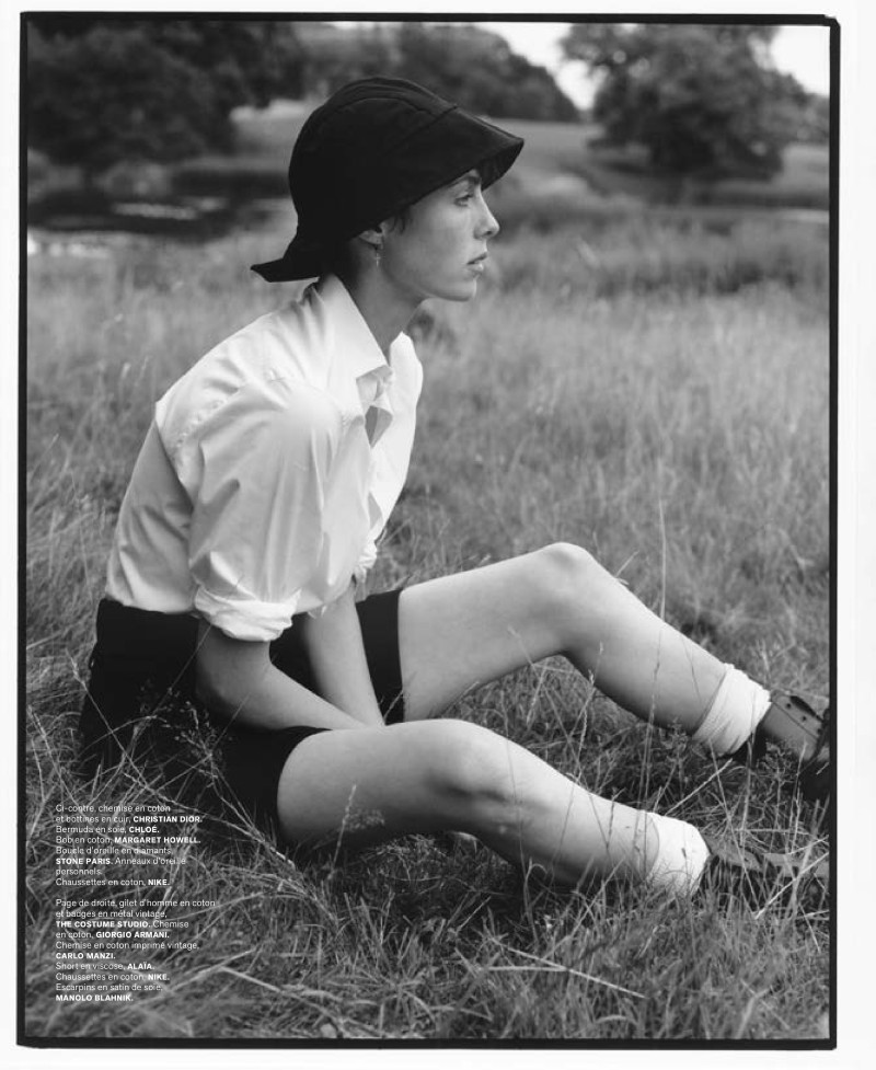 Edie Campbell featured in Filer À L\'anglaise (chapter 1), September 2020