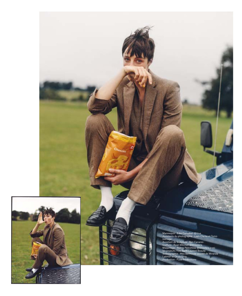 Edie Campbell featured in Filer À L\'anglaise (chapter 2), September 2020