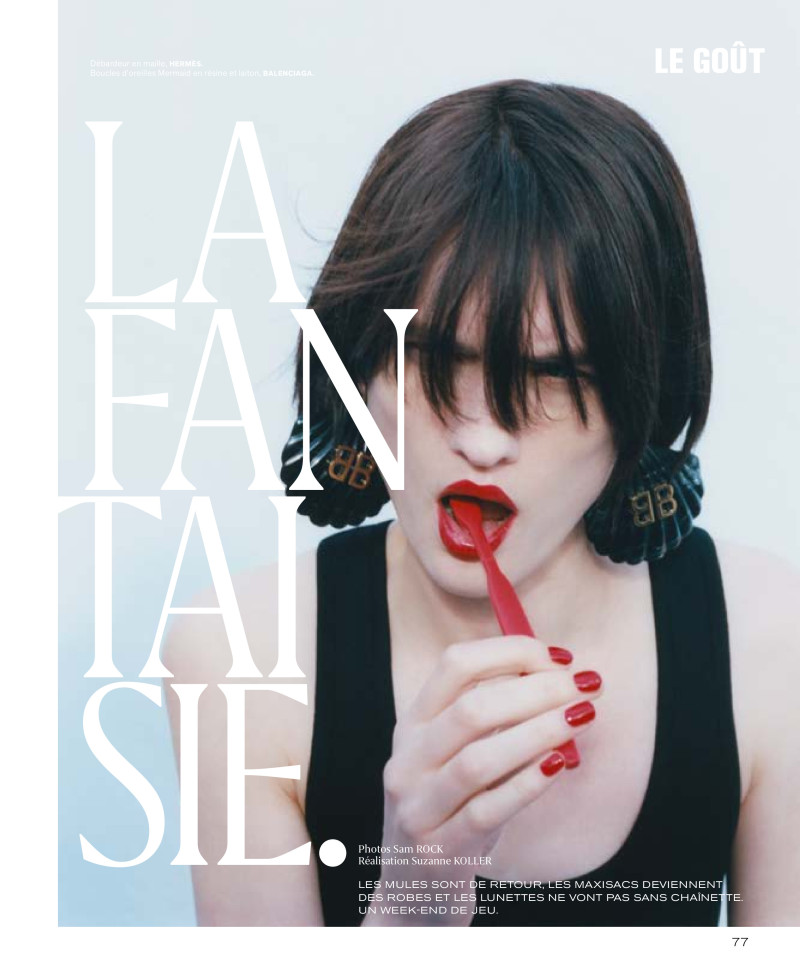 Lara Mullen featured in La Fantasie, March 2020