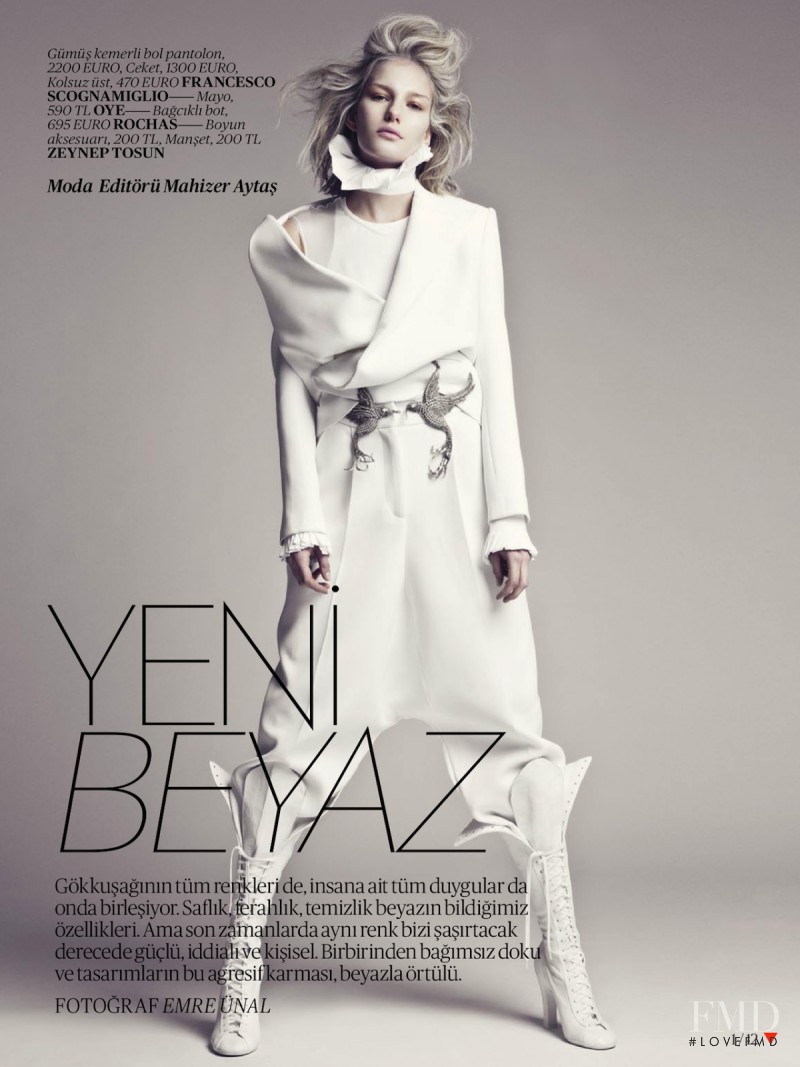 Marique Schimmel featured in Yeni Beyaz, April 2013