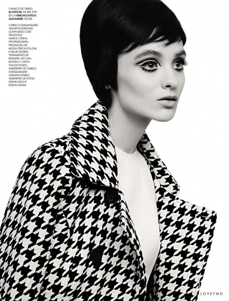 Carolina Thaler featured in 60\'s, April 2013