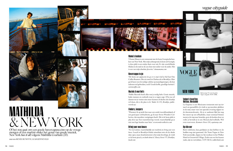 Mathilda Gvarliani featured in New York Times, March 2024