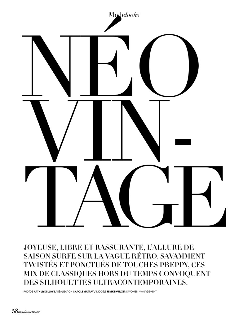 Neo-vintage, January 2021