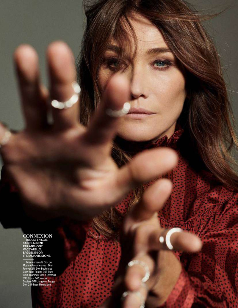 Carla Bruni featured in A Coeur Battant, September 2020