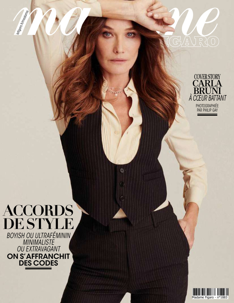 Carla Bruni featured in A Coeur Battant, September 2020