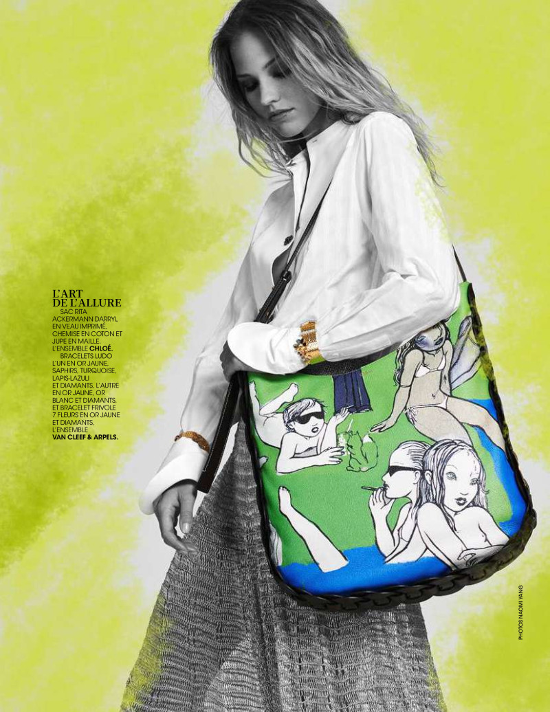 Sasha Luss featured in Flash Bags, September 2020