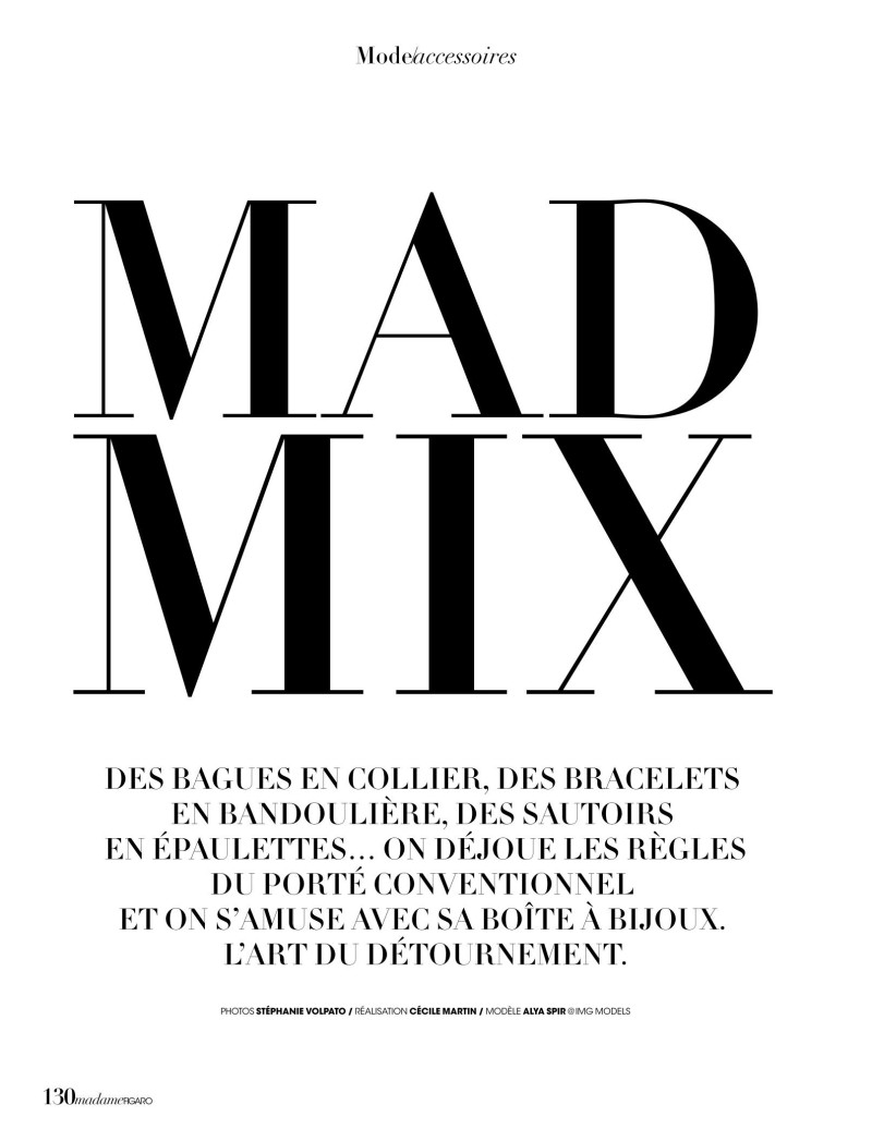 Alya Spir featured in Mad Mix, March 2020