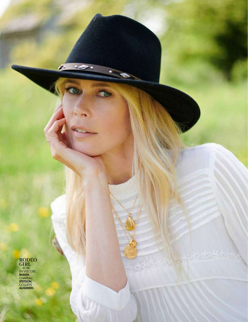 Claudia Schiffer featured in L\'instinct Mode, June 2019