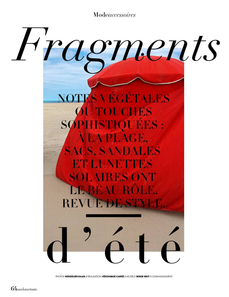 Nimuë Smit featured in Fragments D\'eté, July 2019