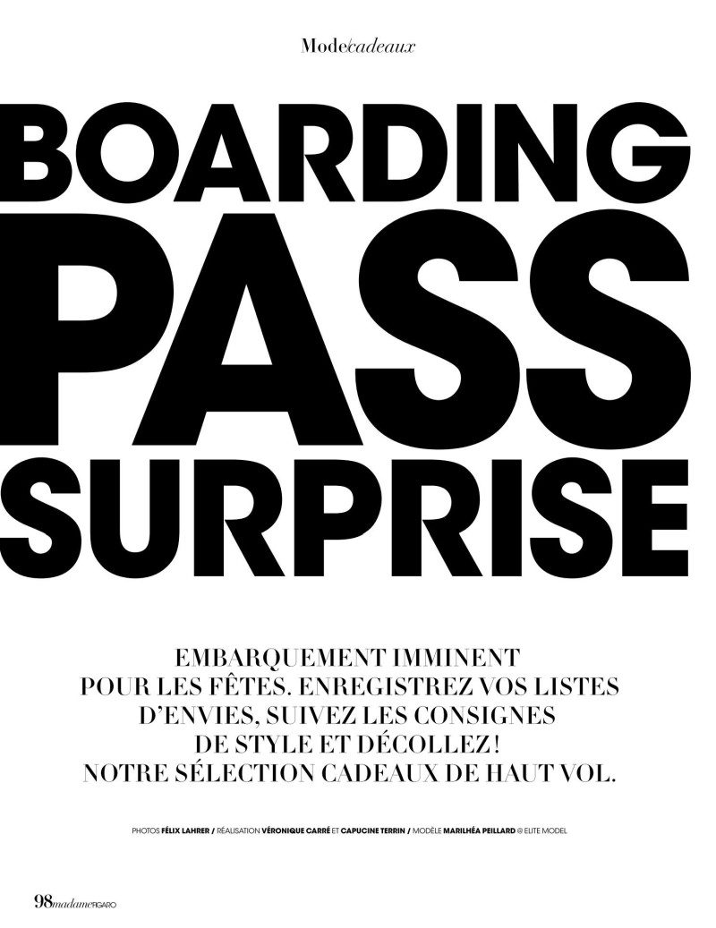 Boarding Pass Surprise, November 2019