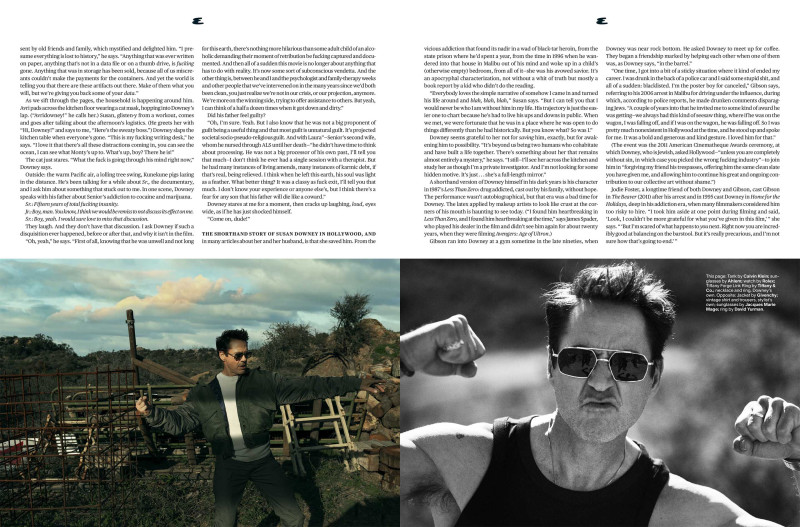 Robert Downey Jr. Acts Up, April 2024