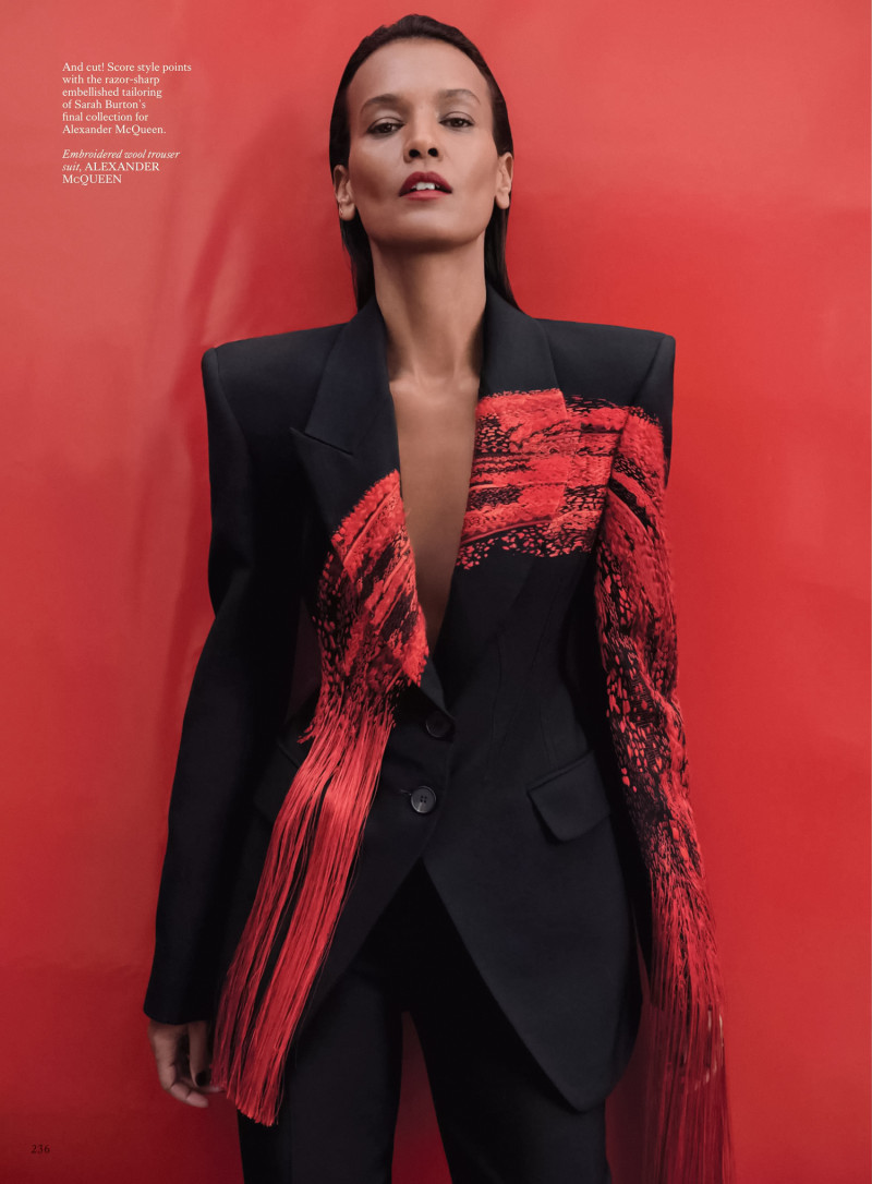 Liya Kebede featured in Above, March 2024