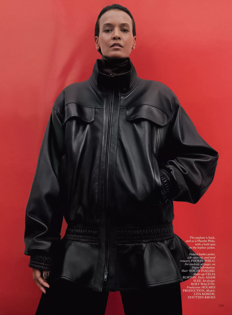 Liya Kebede featured in Above, March 2024