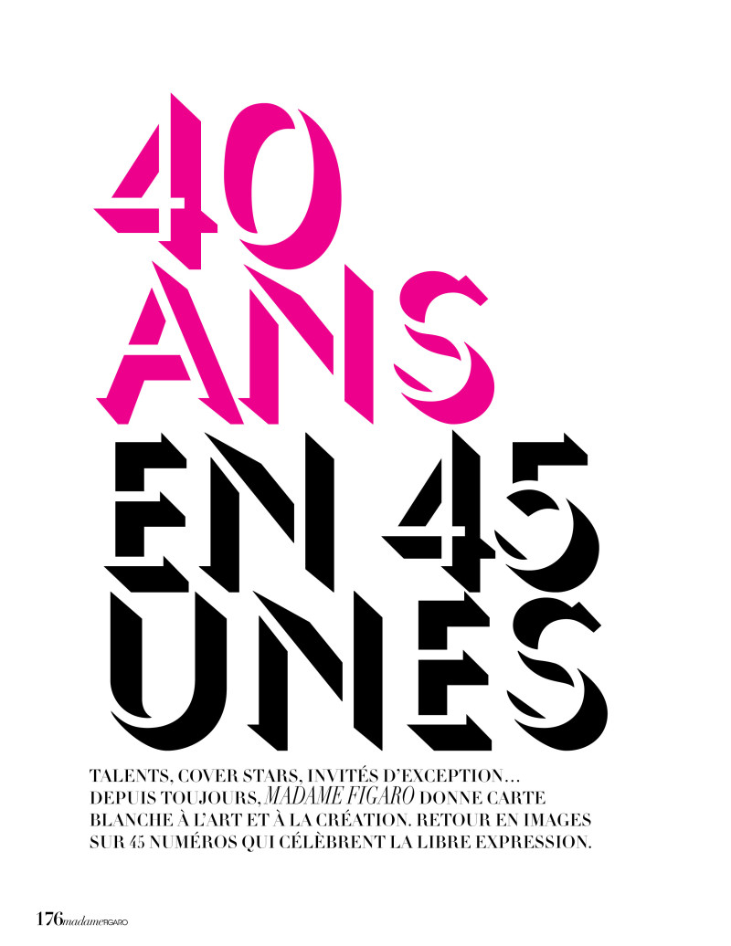 40 Ans En 45 Unes, October 2020