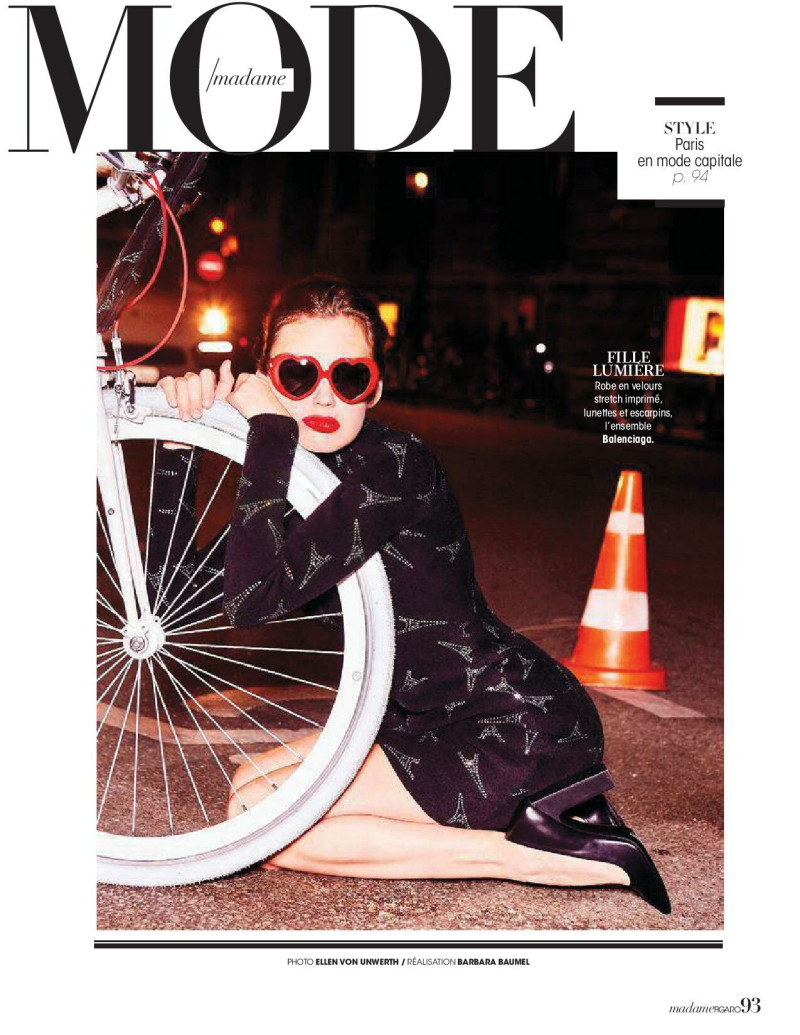 Roxane Glineur featured in Paris: En Mode Capitale, March 2019