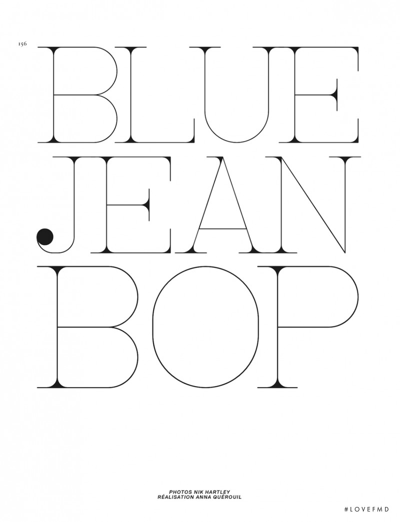 Hanna Verhees featured in Blue Jean Bop, April 2013