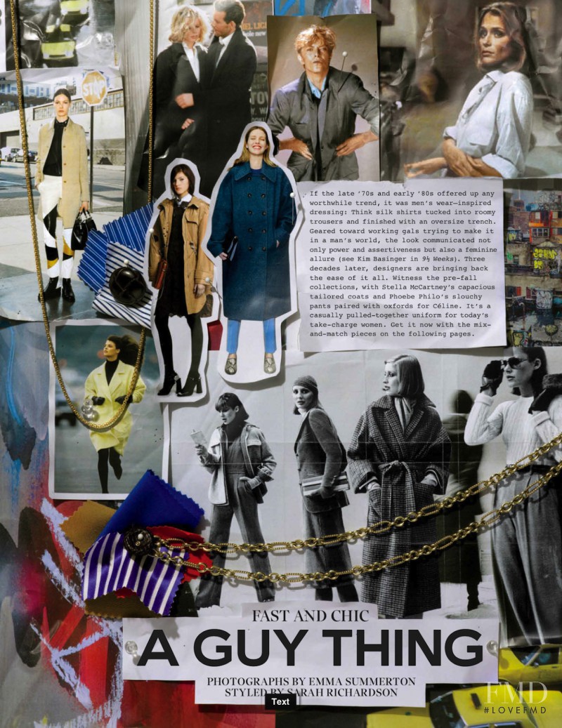 Aymeline Valade featured in A Guy Thing, April 2013