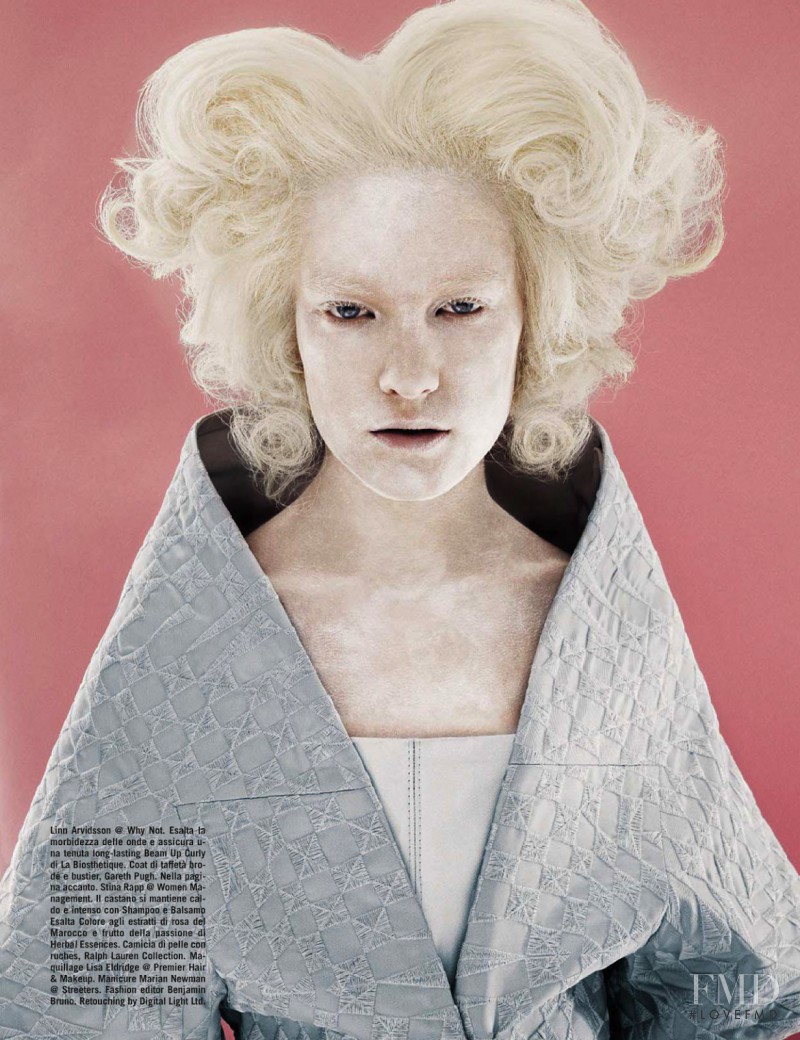 Linn Arvidsson featured in Beauty, April 2013