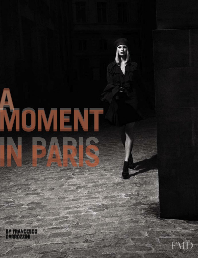 Karolina Kurkova featured in A Moment In Paris, April 2013