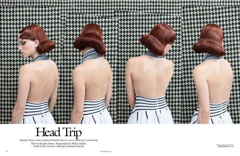 Rebecca Leigh Longendyke featured in Head Trip: Artful Hairstyles Seize the Spotlight, April 2022