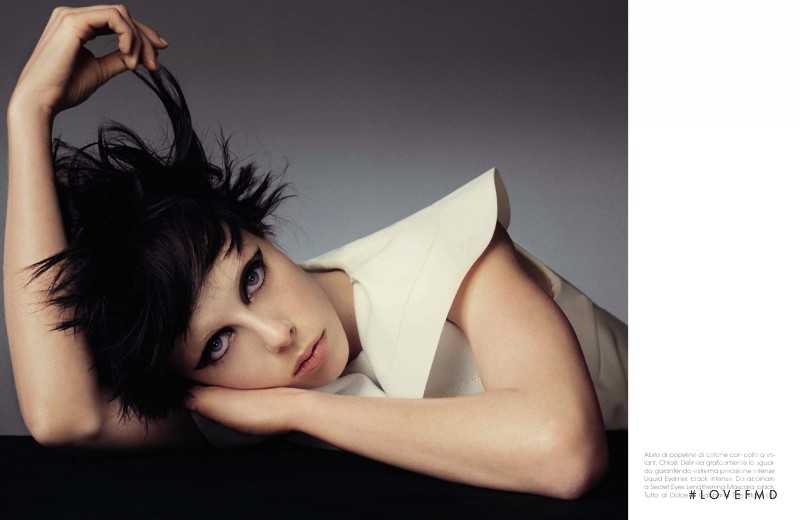 Edie Campbell featured in White Mischief, April 2013