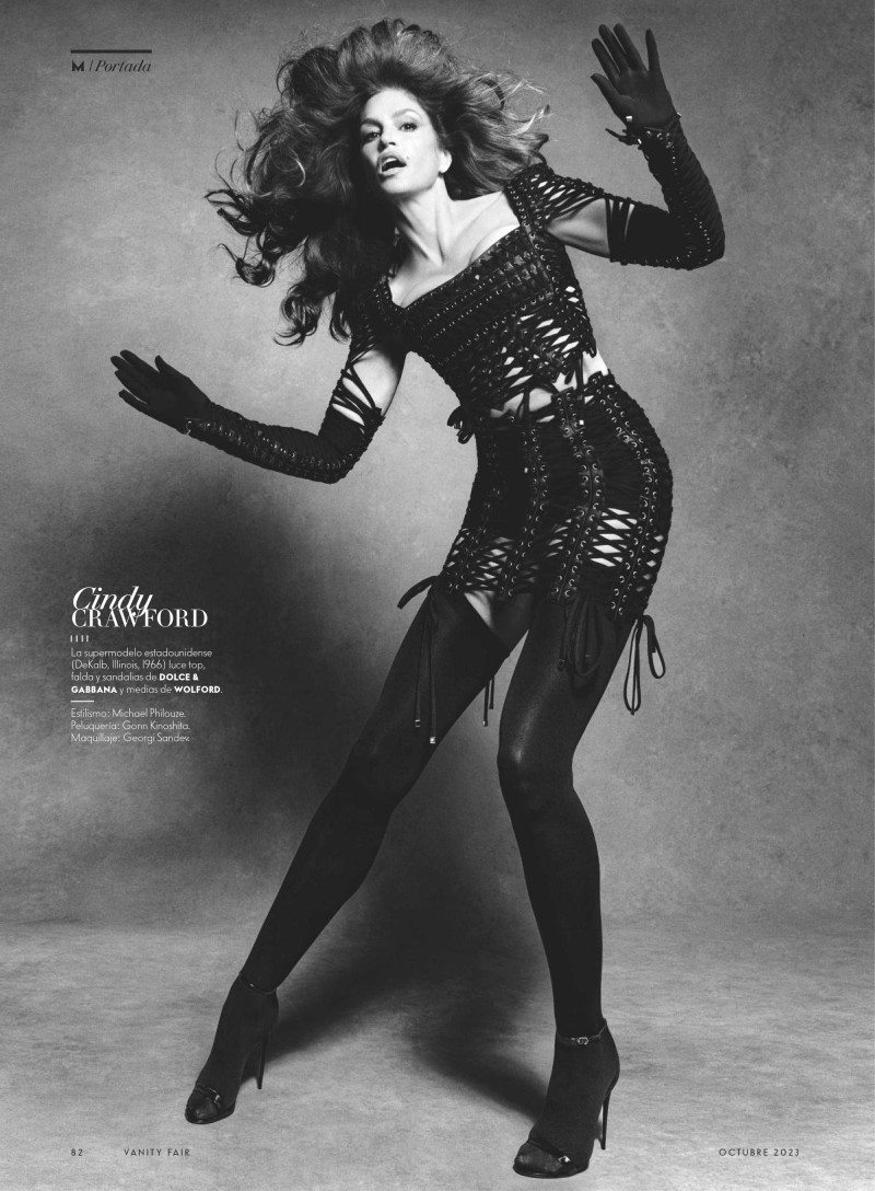 Cindy Crawford featured in La mitologia de la belleza, October 2023