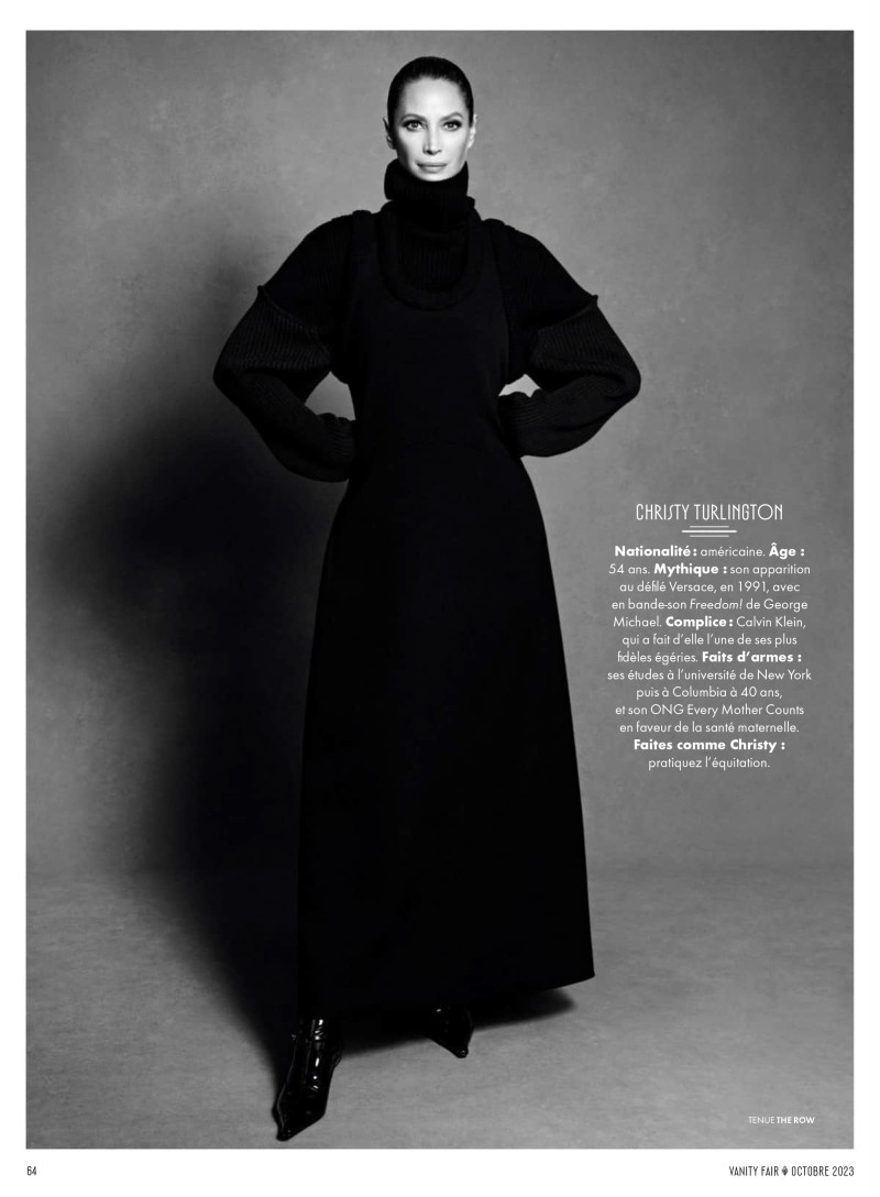 Christy Turlington featured in Mythologie de la beaute, October 2023