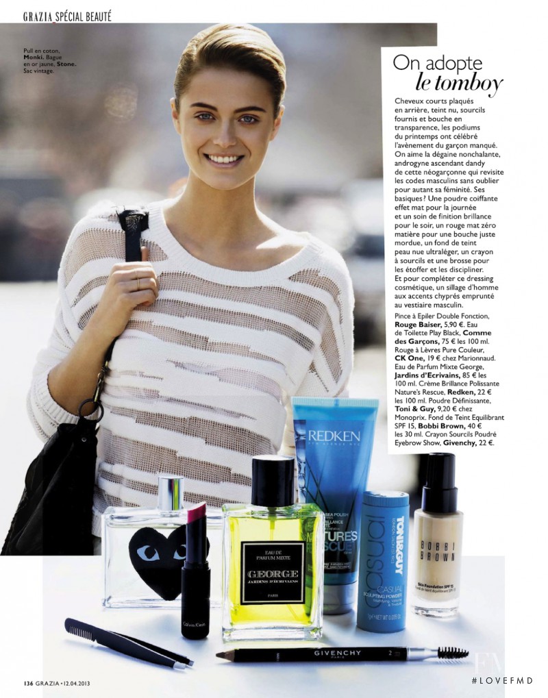 Olivia Pires featured in Special Beaute, April 2013