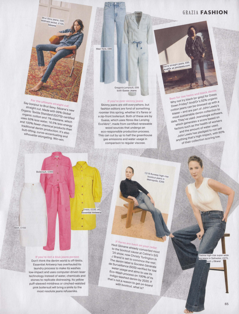 Christy Turlington featured in Your sustainable denim cheat sheet, February 2020