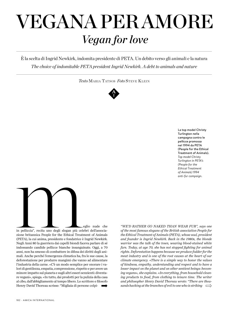 Vegana per amore , December 2019