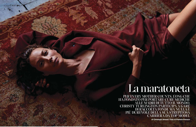 Christy Turlington featured in La maratoneta, March 2018