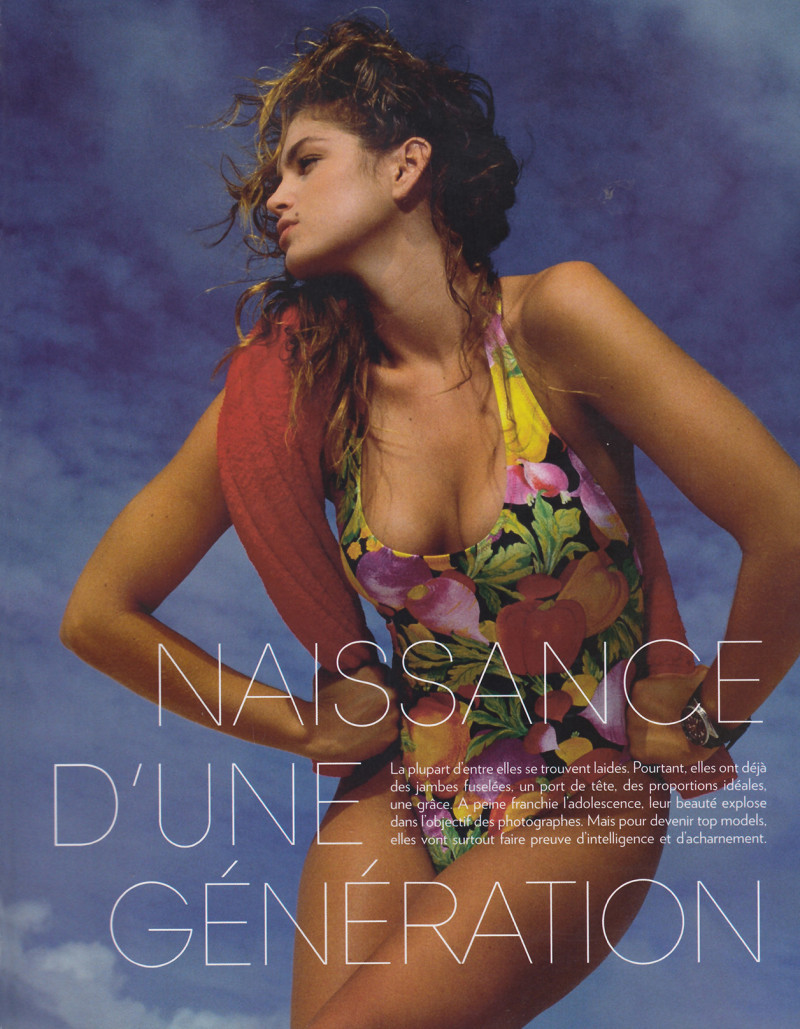 Christy Turlington featured in Naissance d\'une génération, July 2017