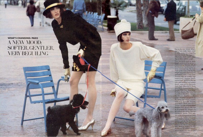 Christy Turlington featured in What\'s changing - Paris, January 1986