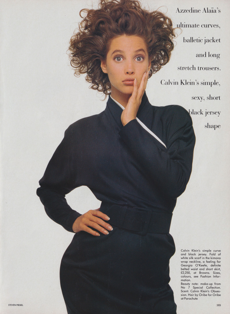 Christy Turlington featured in Shape, September 1986