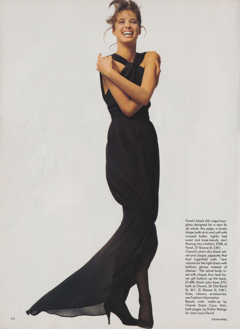 Christy Turlington featured in Shape, September 1986