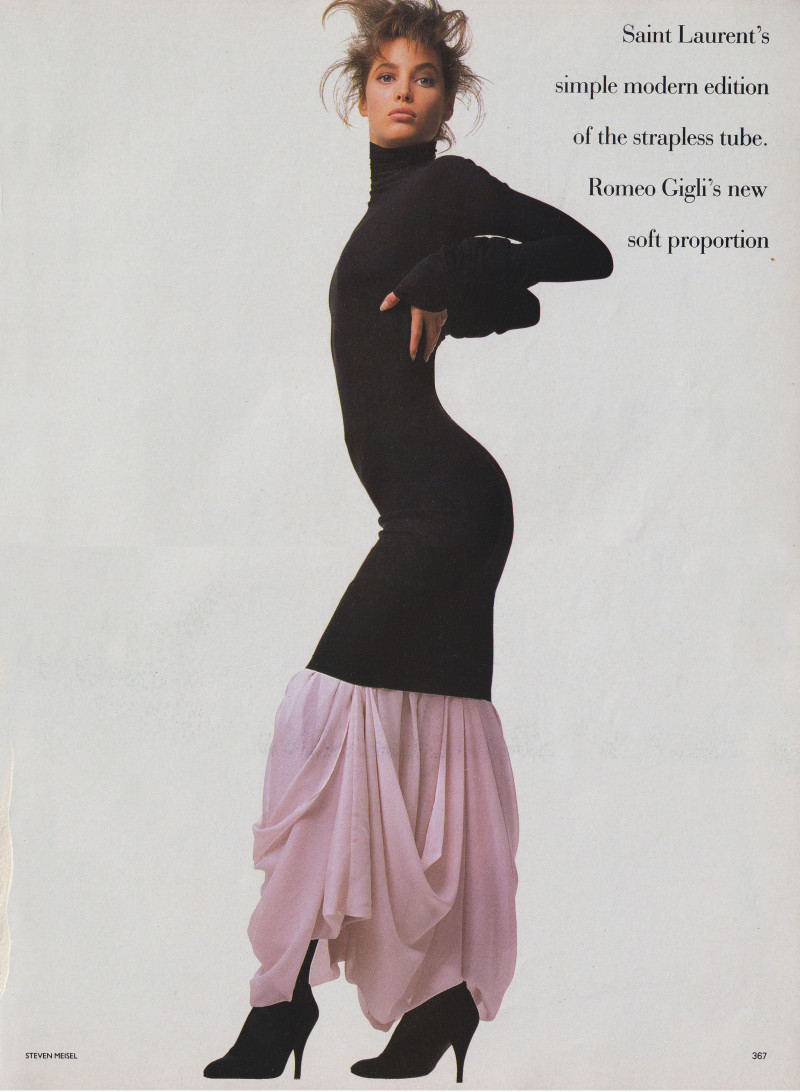 Christy Turlington featured in Shape, September 1986