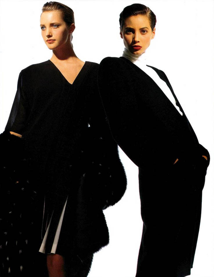 Christy Turlington featured in Rigorosamente femminili, October 1986