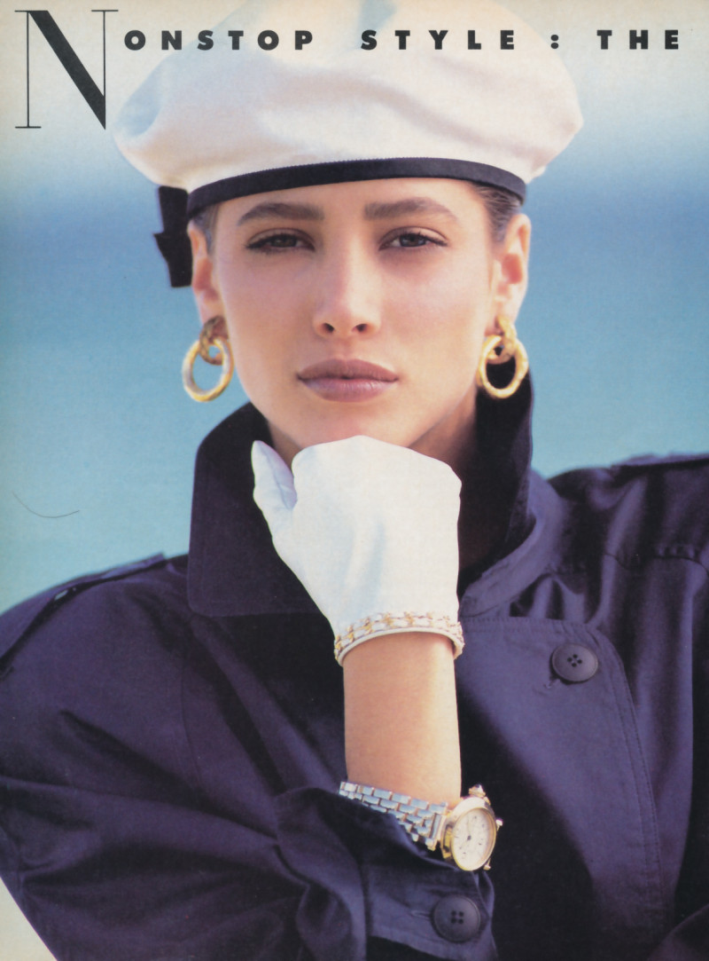 Christy Turlington featured in Nonstop style the perfect answers, March 1986