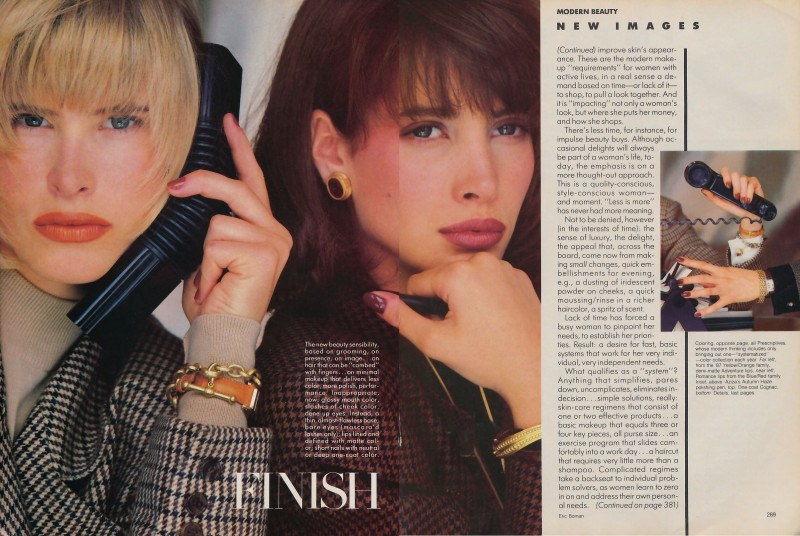 Christy Turlington featured in New images, August 1986