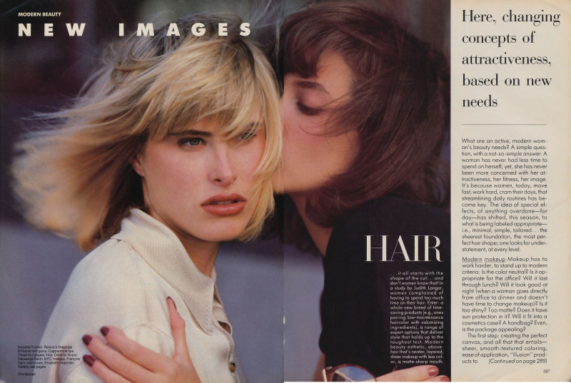 Christy Turlington featured in New images, August 1986