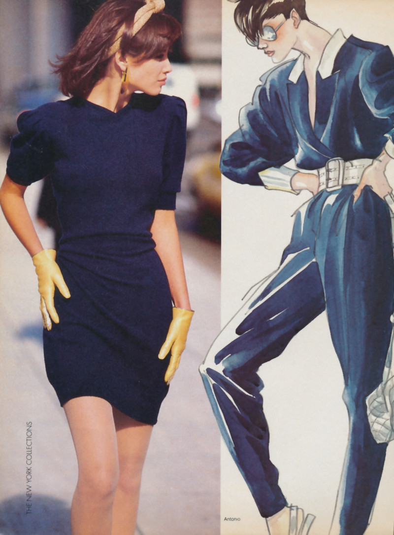 Christy Turlington featured in A seasonless edge, February 1986