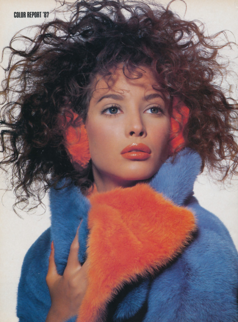 Christy Turlington featured in Color\'87, October 1987